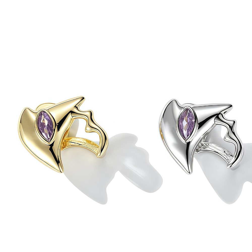 Body Jewelry Real Gold - Grillz dentaire en zircon marquise, plaqué