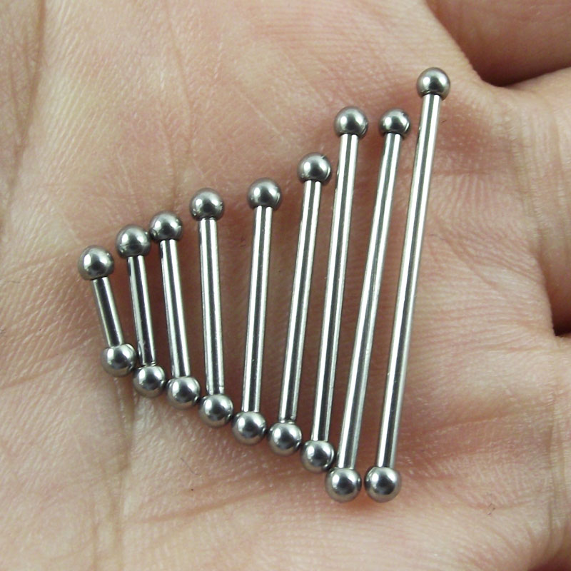 Industrial Barbell Long - SaYao 2 pièces mini-billes de 2