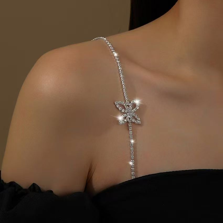 Body Jewelry Back - Sous-vêtements en strass européens et américains,