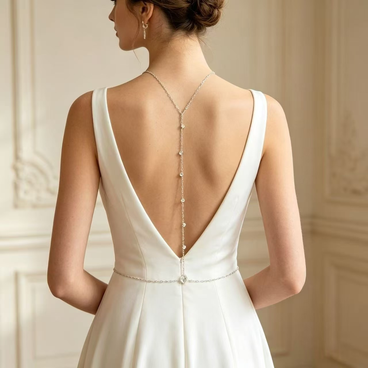 Body Jewelry Back - Chaîne de dos élégante et gracieuse
