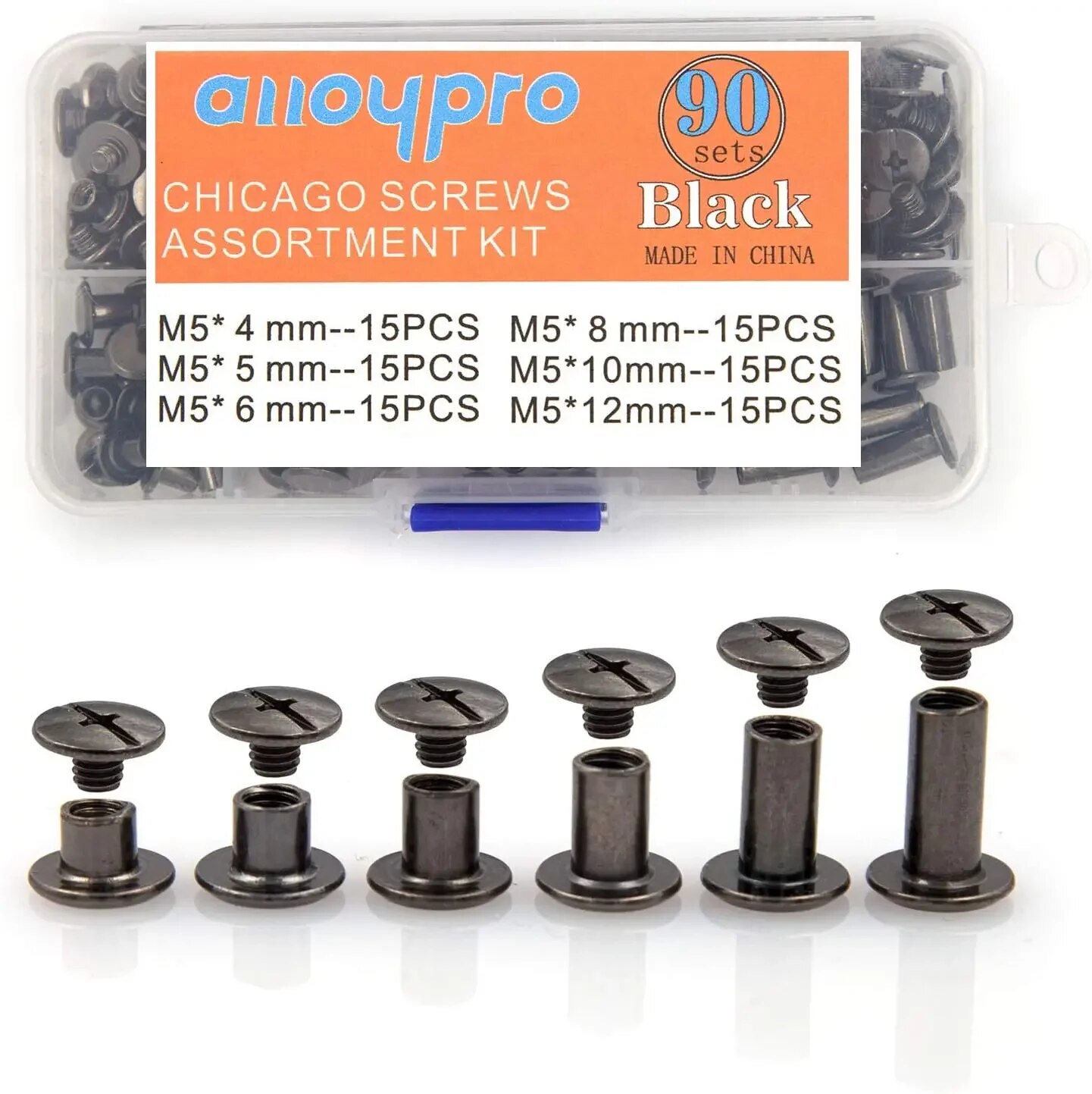 Body Jewelry Chicago - Kit de 90 jeux de vis