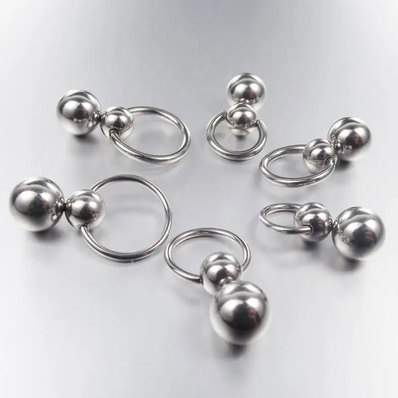 Nipple Bar Curved - Anneau de gourde à double boule
