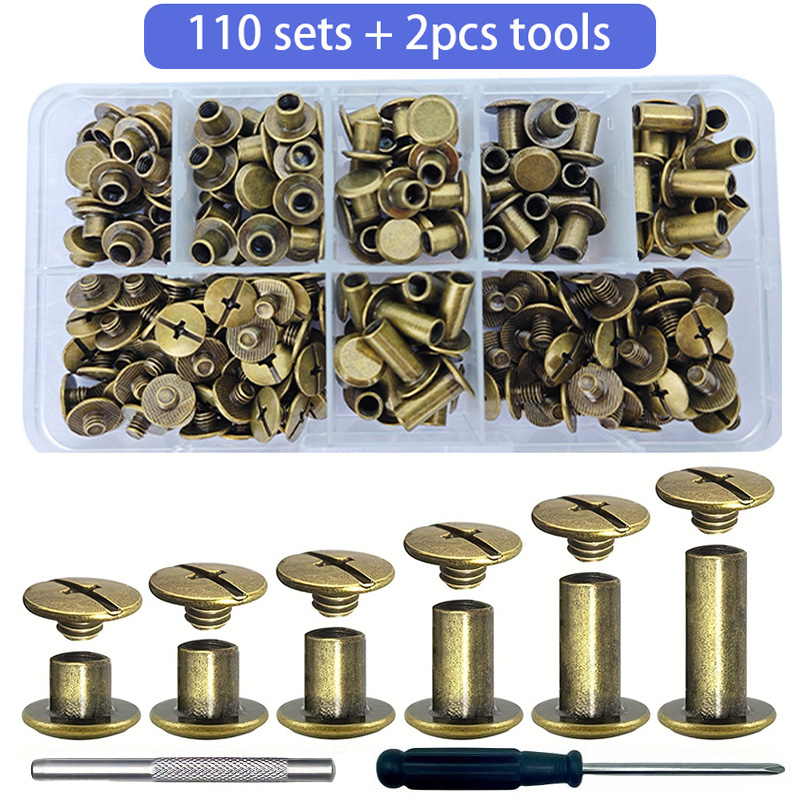 Body Jewelry Chicago - 110 ensembles de vis Chicago, rivets