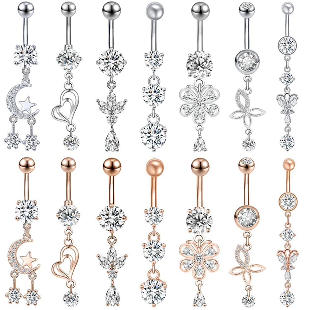 Body Jewelry Real Gold - ZS – anneau de ventre en