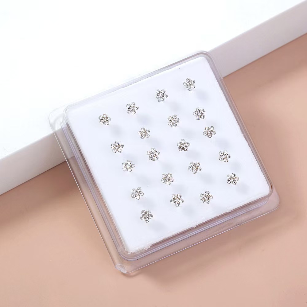 Body Jewelry Display Case - 20 pièces/boîte corps nez Piercing bijoux