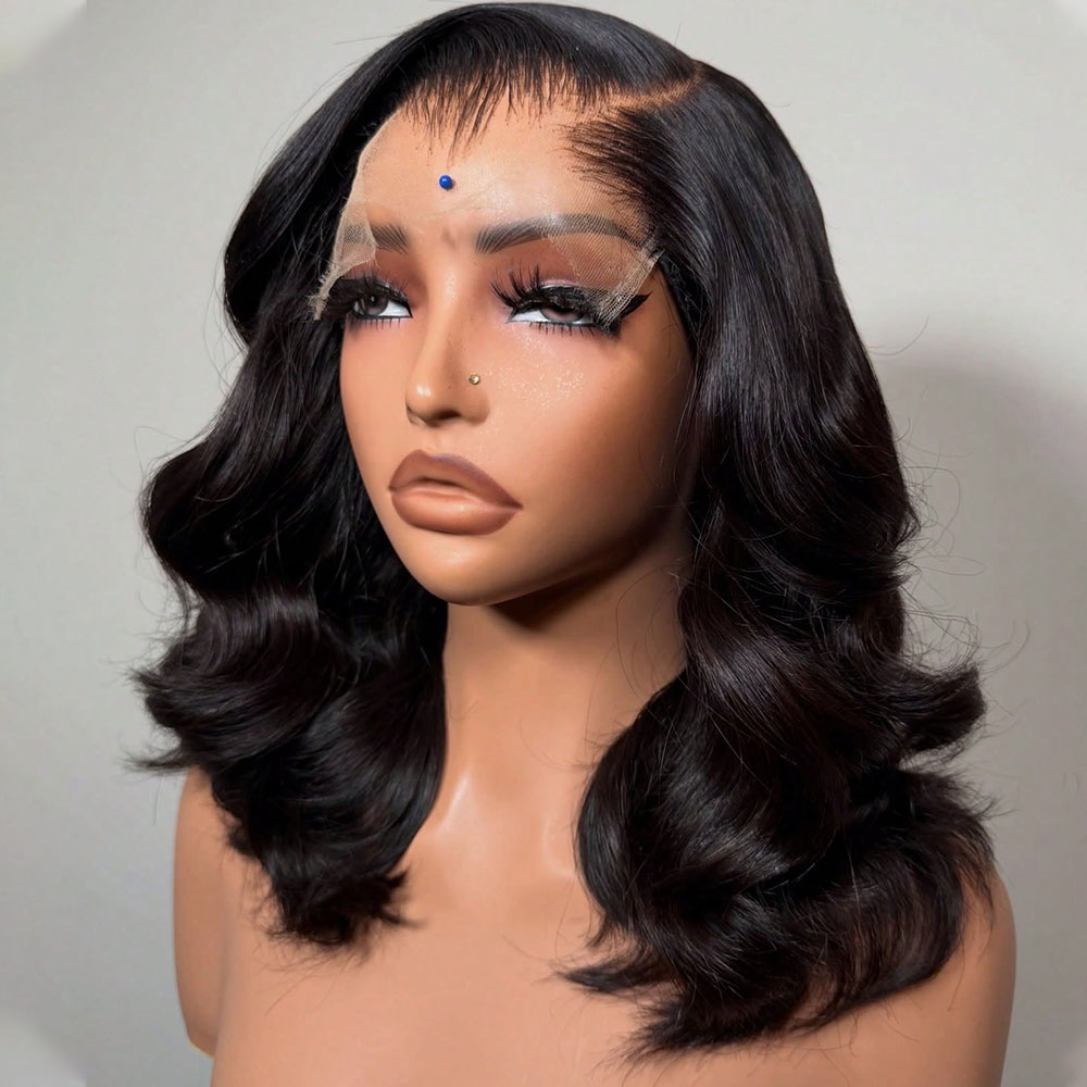 Body Jewelry Underwear - Perruque Bob droite en cheveux humains,