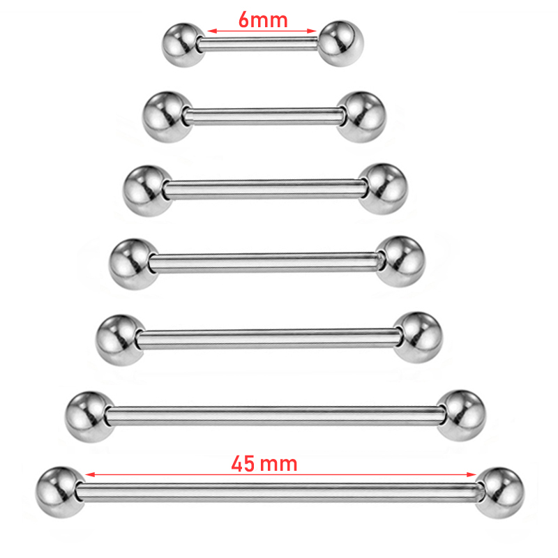 Industrial Barbell Long - Anneau d'haltère industriel Long en acier