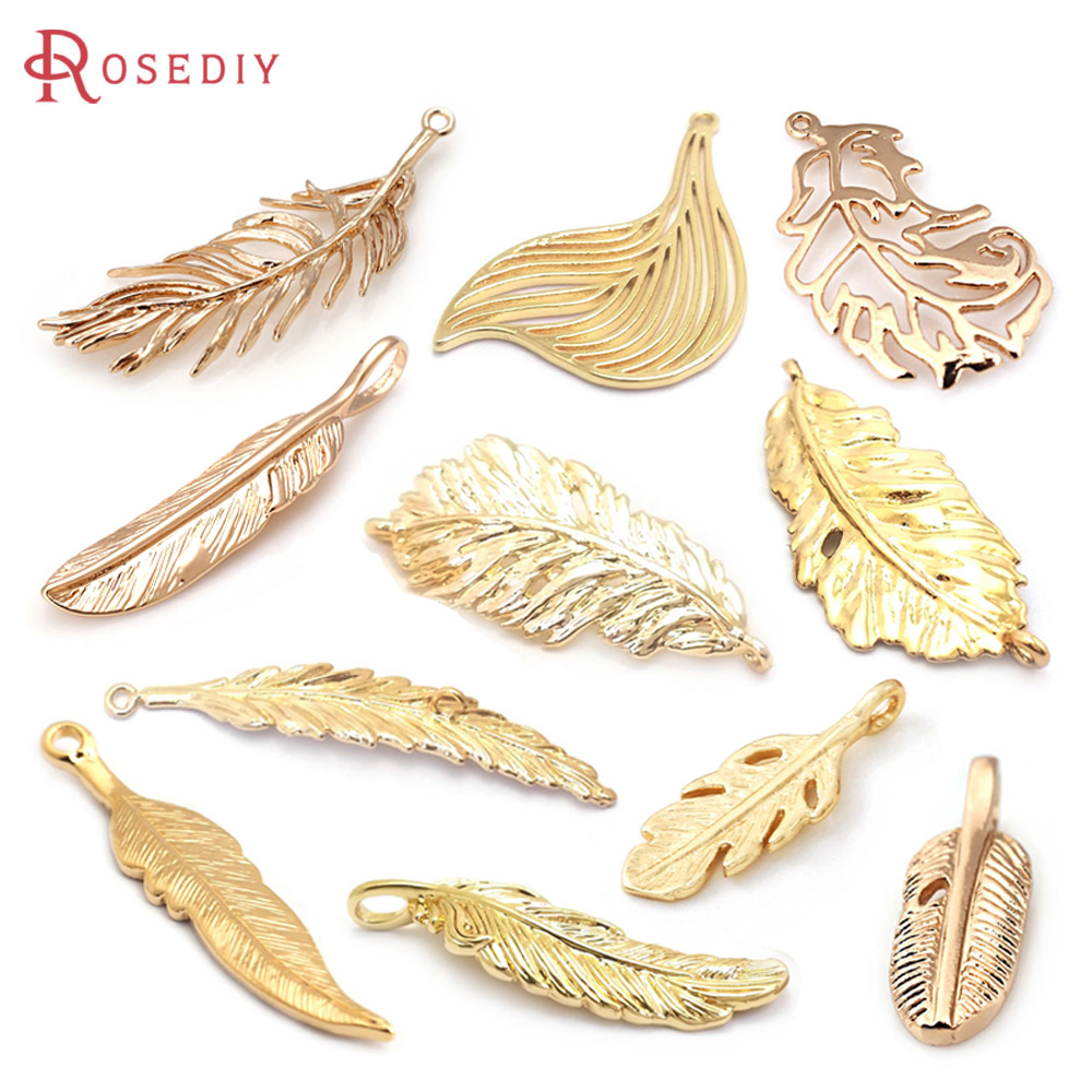 Body Jewelry High Quality - Breloques en forme de plume en