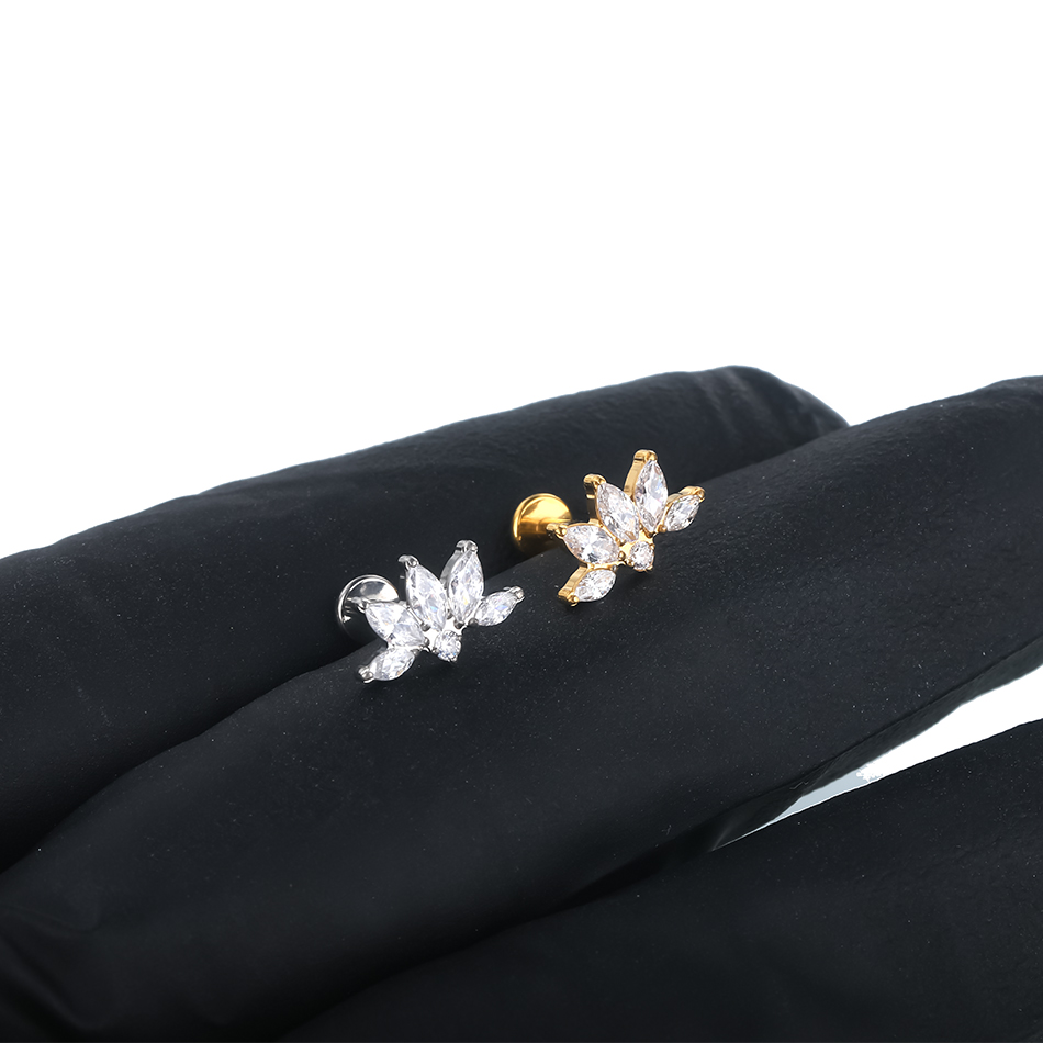 Boucle d'Oreille en Titane Bla - Body Jewelry Titanium avis et prix