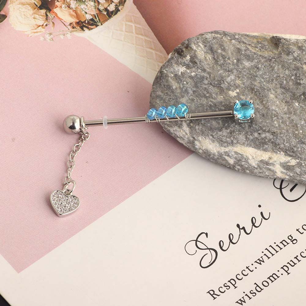 Piercing d'oreille en forme de - Industrial Barbell Long avis et prix