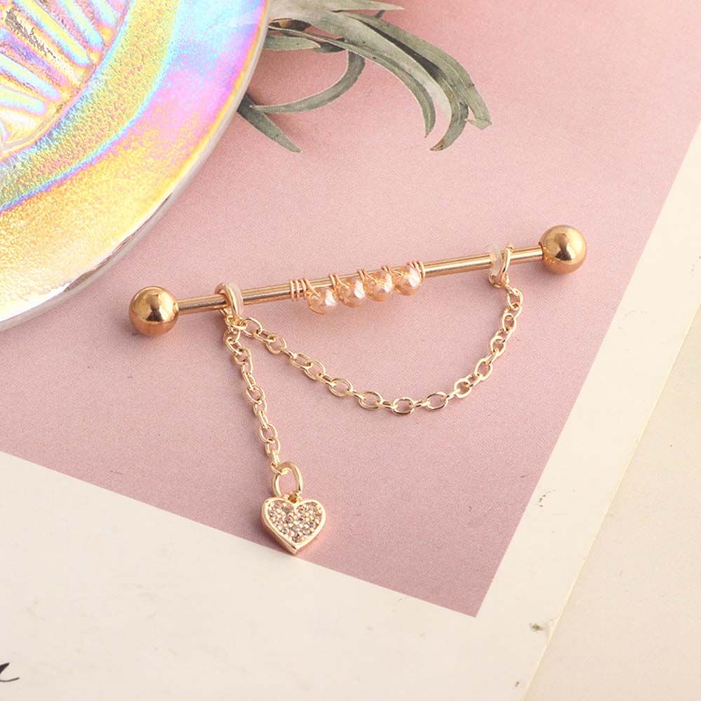 Piercing d'oreille en forme de - Industrial Barbell Long avis et prix