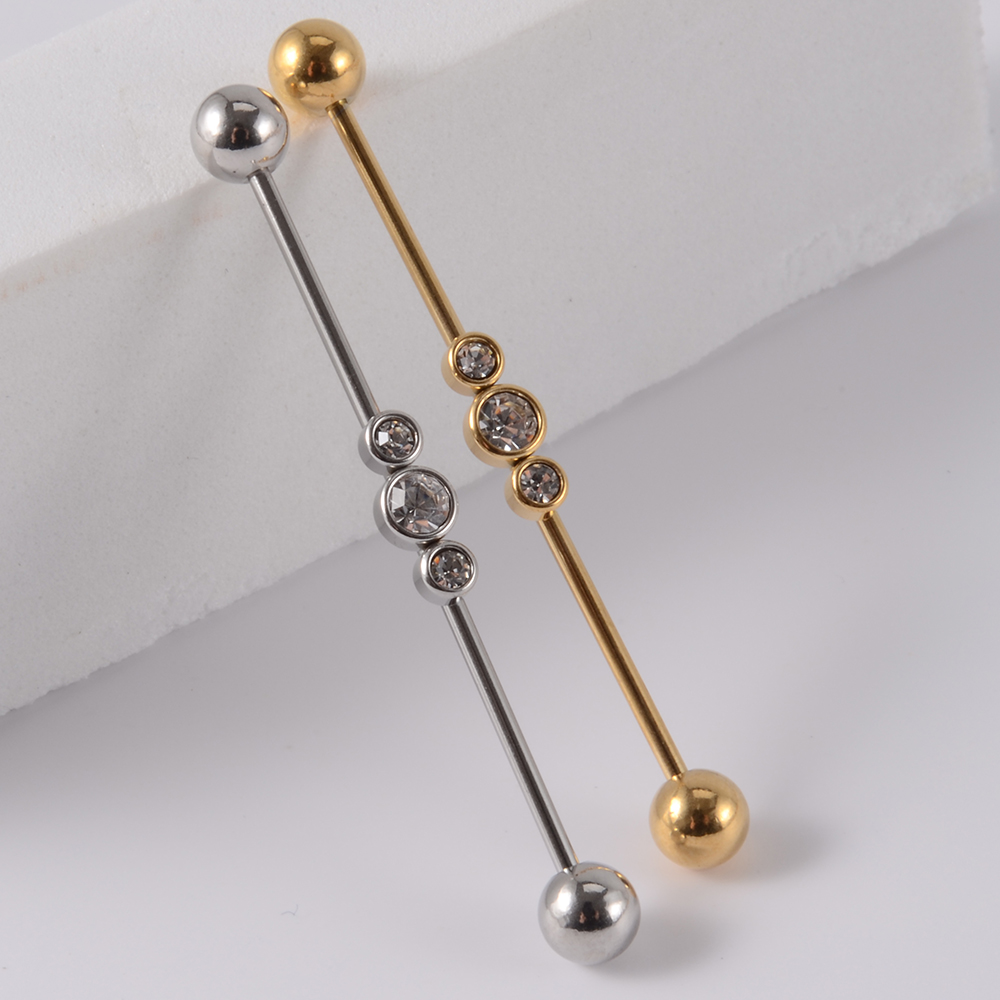 Boucle d'oreille industrielle  - Industrial Barbell Long avis et prix