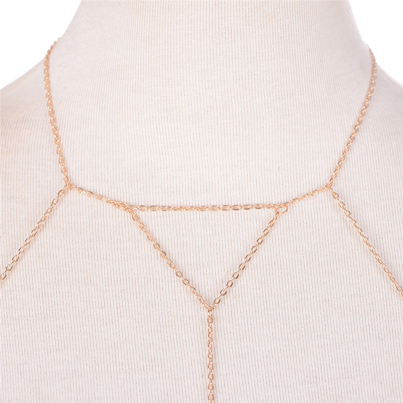 Soutien-gorge à maillons dorés - Body Jewelry For Sale avis et prix