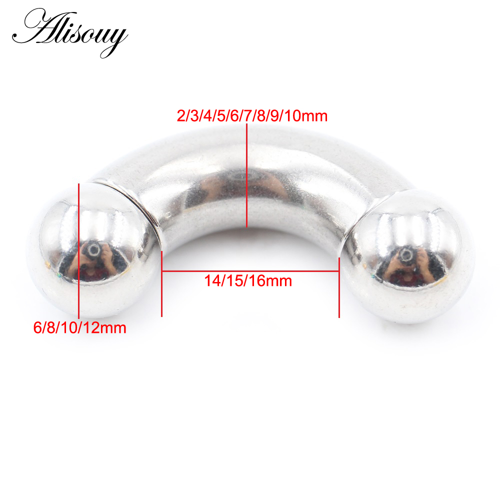Alisouy 1 pièce Acier inoxydab - Nipple Bar Curved avis et prix