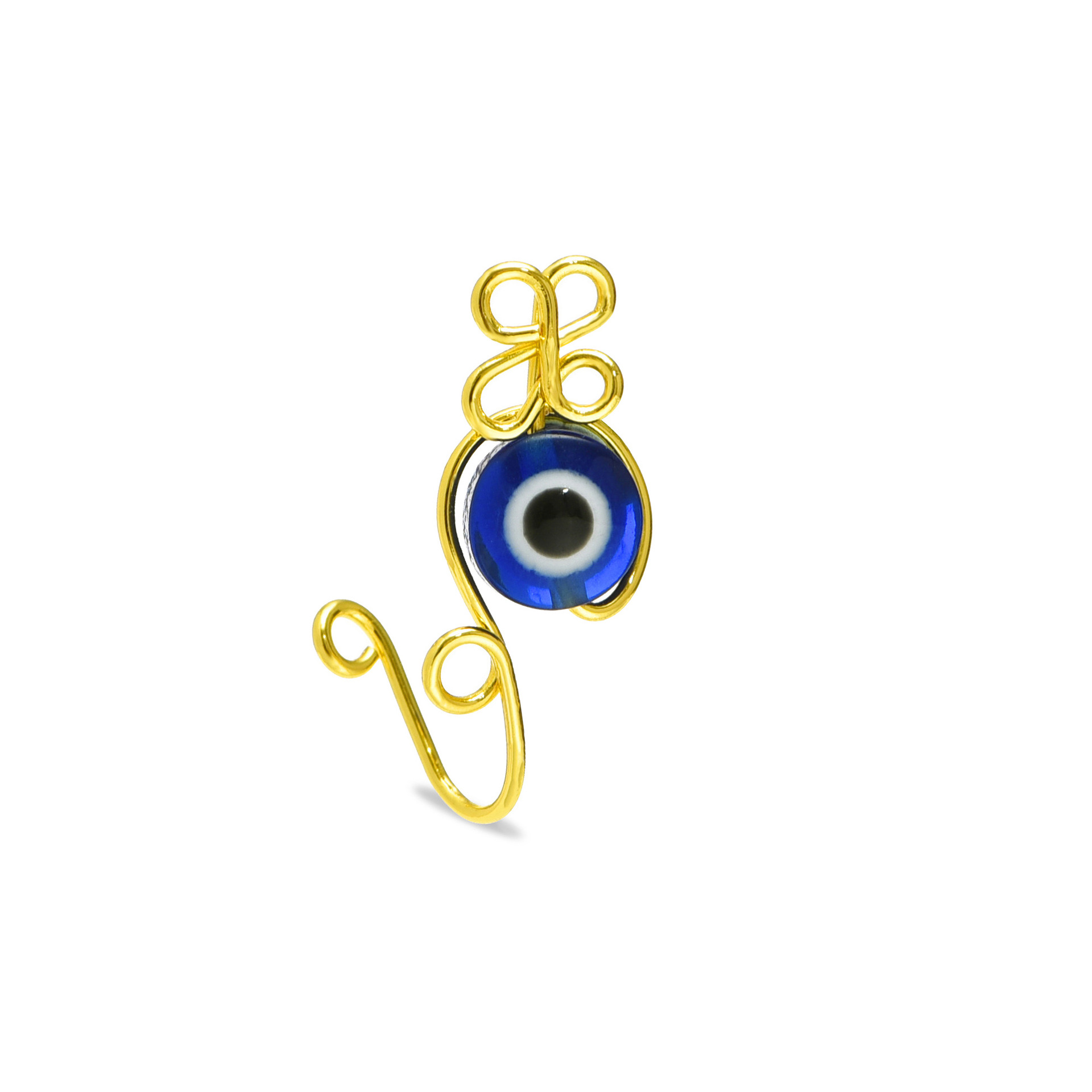Anneau de nez mauvais œil, fai - Body Jewelry Real Gold avis et prix