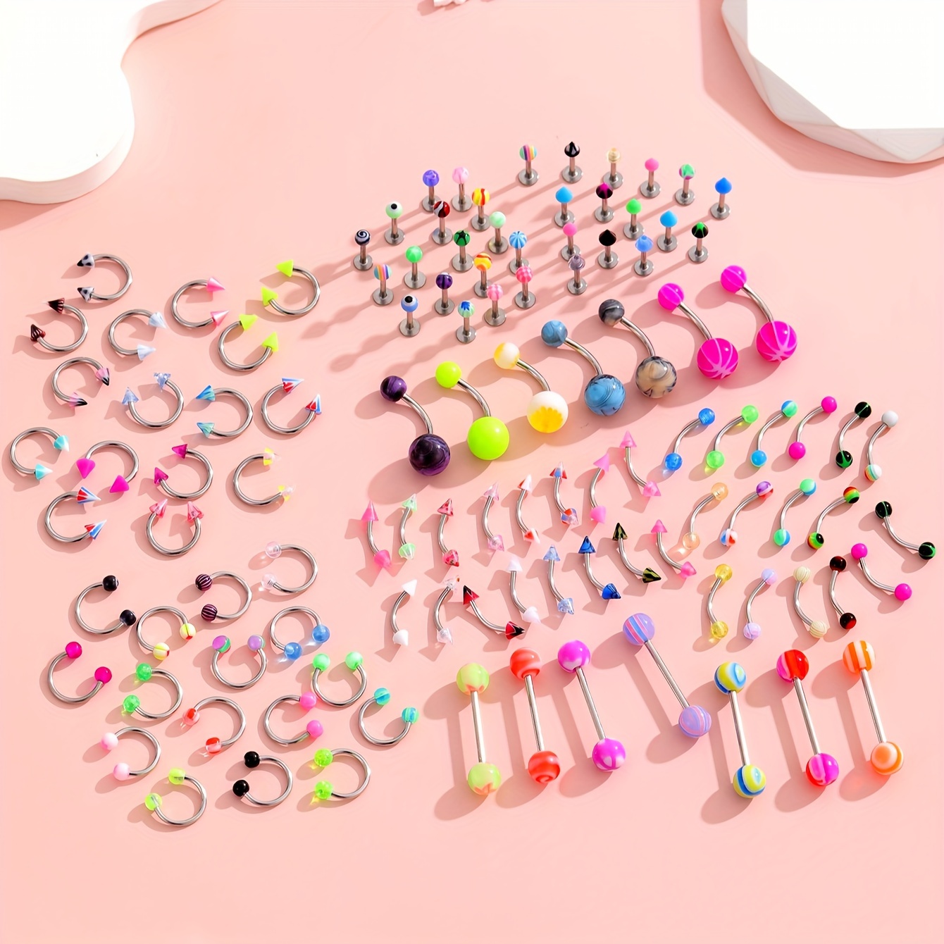 45/80/110 pièces mélange Style - Body Jewelry Display Case avis et prix