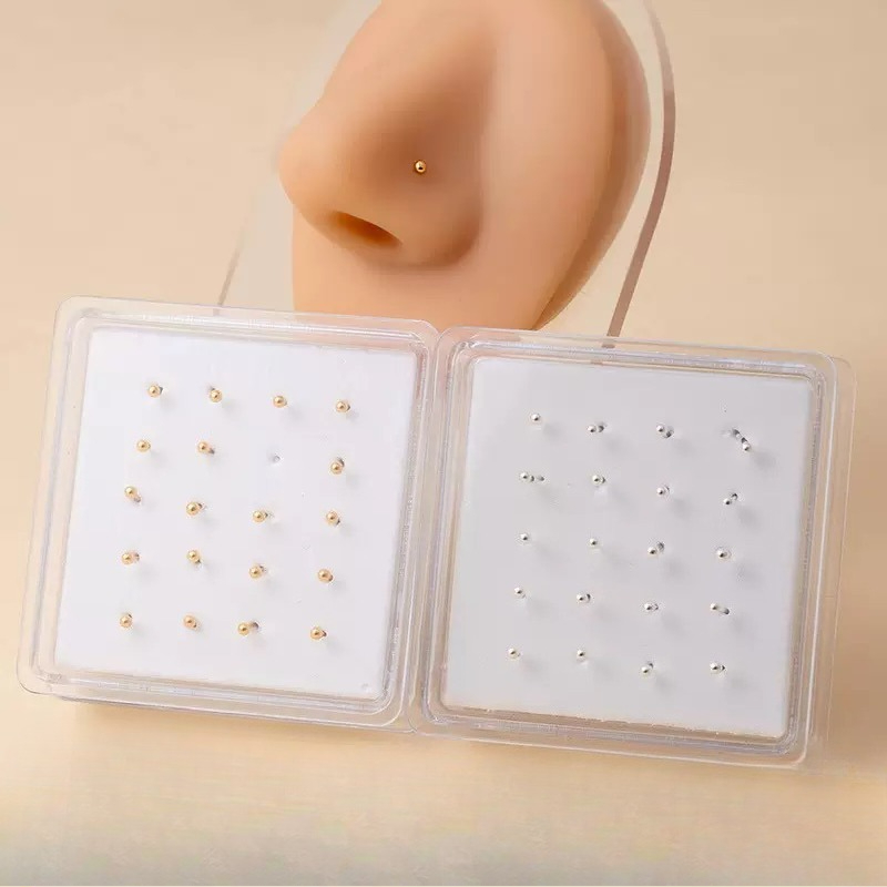 Boîte à bijoux en argent, clou - Body Jewelry Display Case avis et prix