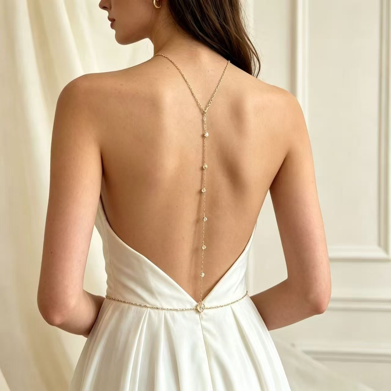 Chaîne de dos élégante et grac - Body Jewelry Back avis et prix
