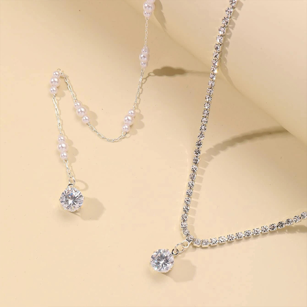 Collier dos en perles biscuits - Body Jewelry Back avis et prix