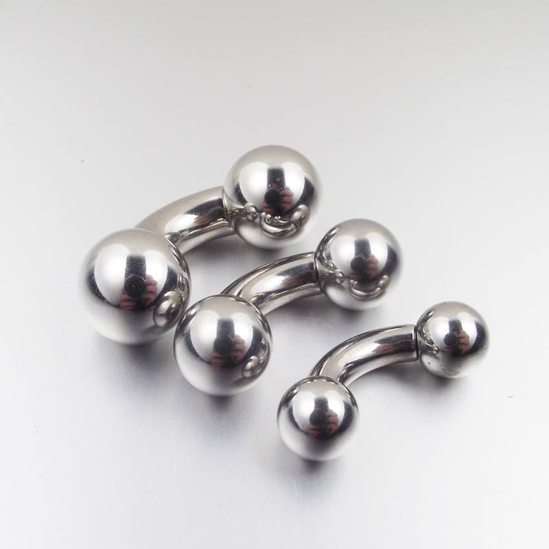 Gels incurvés en acier inoxyda - Nipple Bar Curved avis et prix