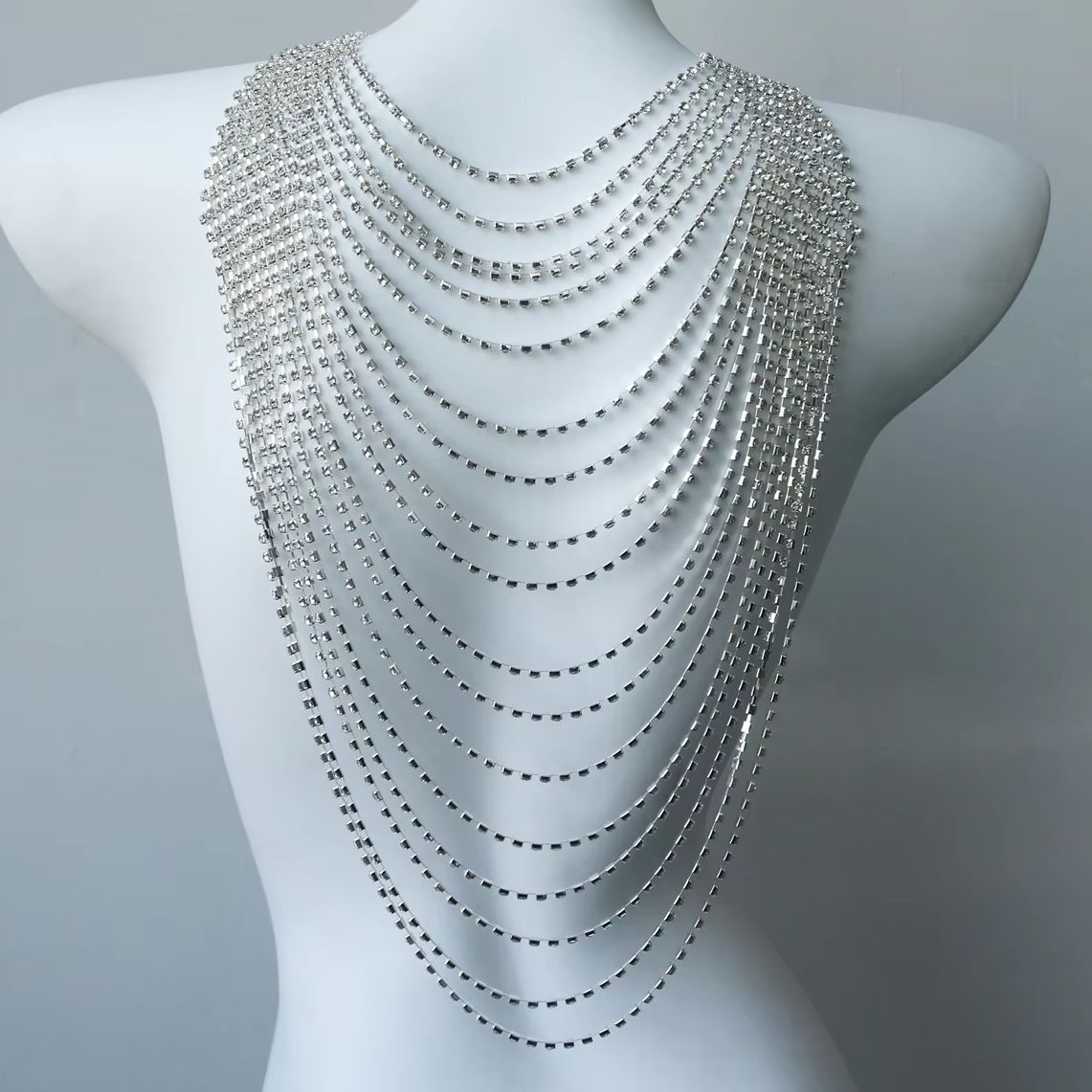 Chaîne de corps multicouche él - Body Jewelry Back avis et prix