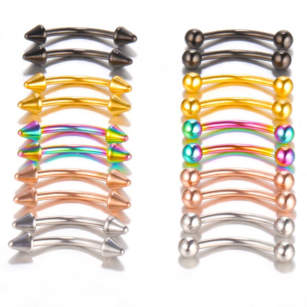 10 pc/lot Piercing à sourcils  - Nipple Bar Curved avis et prix