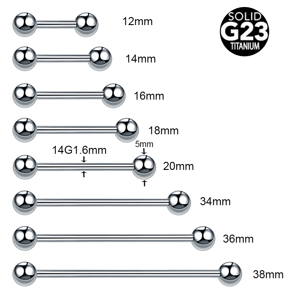 Boucle d'oreille industrielle  - Industrial Barbell Long avis et prix