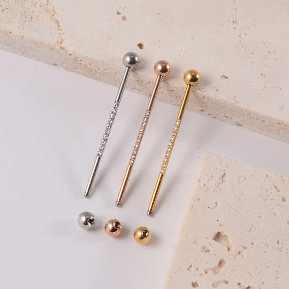 Boucle d'oreille industrielle  - Industrial Barbell Long avis et prix