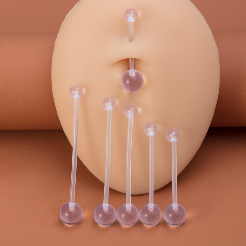 Piercing de nombril Flexible e - Industrial Barbell Long avis et prix