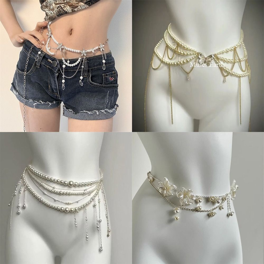 Chaînes de taille en perles él - Body Jewelry For Sale avis et prix
