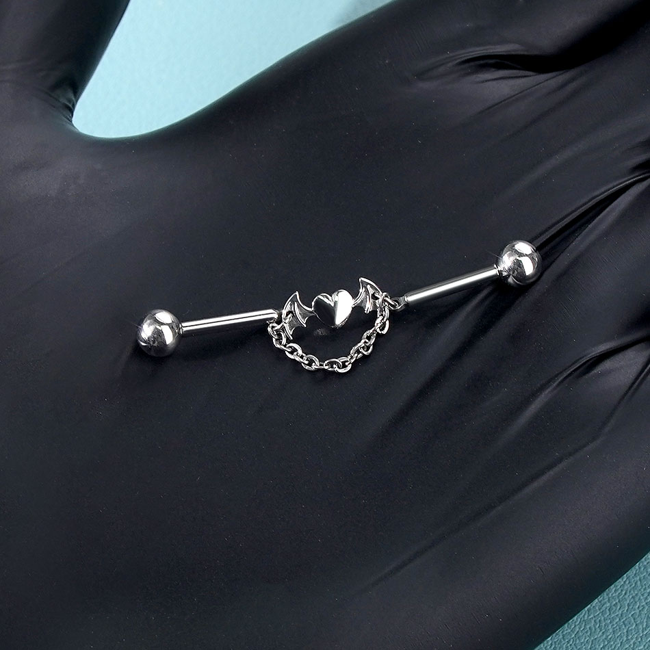 Piercing Helix industriel en t - Industrial Barbell Long avis et prix
