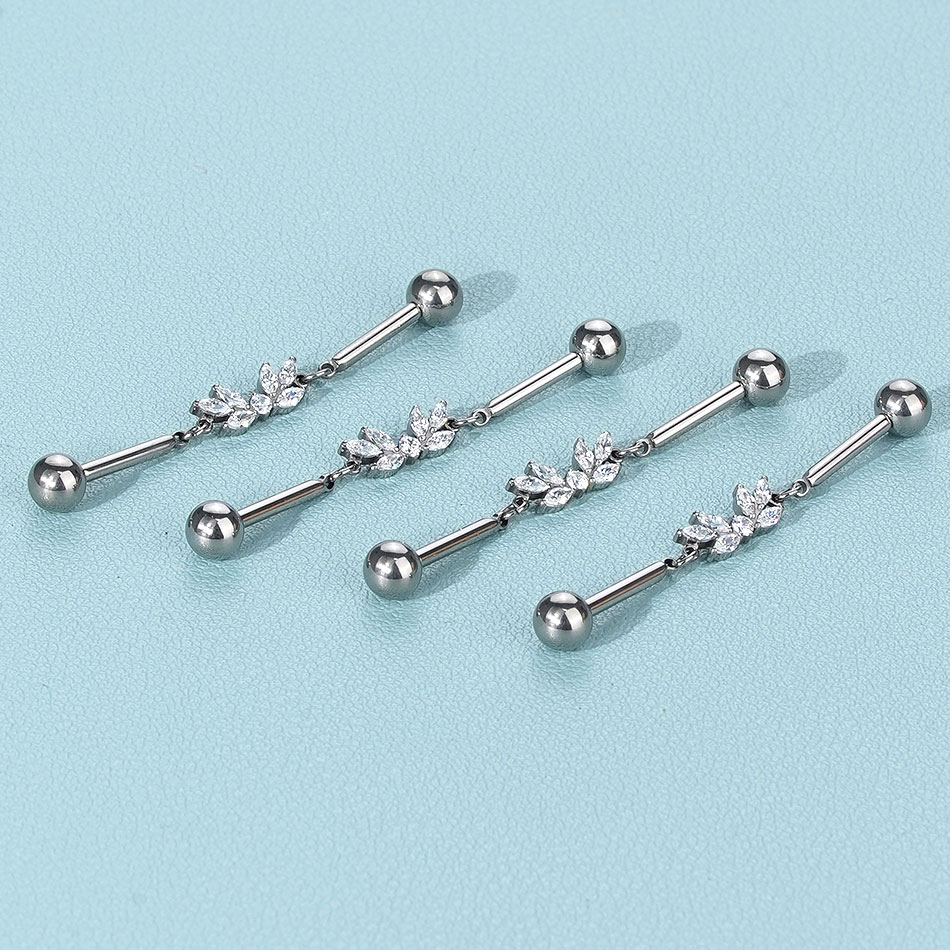 Piercing Helix industriel en t - Industrial Barbell Long avis et prix