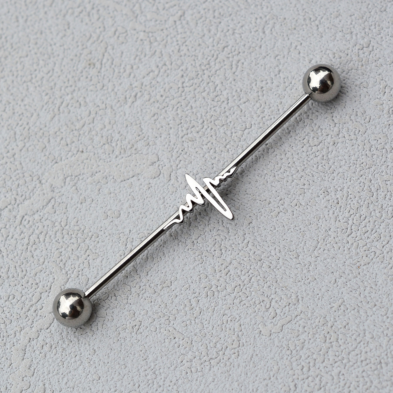 1PC 16G Barbell de piercing in - Industrial Barbell Long avis et prix